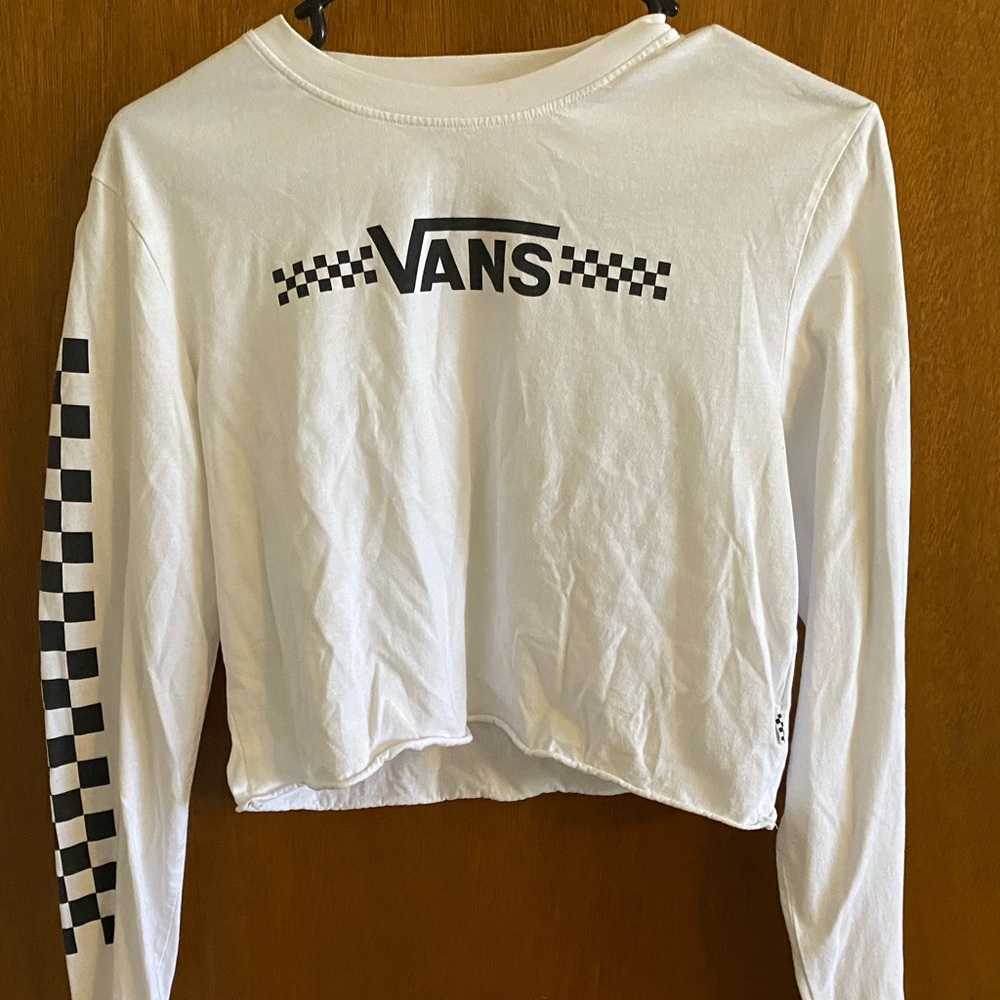 Vanz Cropped Long Sleeve Tee